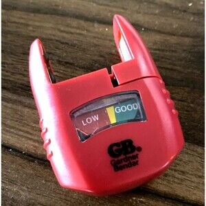 Gardner Bender Battery Tester 9-volt, Works With D, C, AA and AAA Batteries
